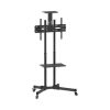 Economy Height-Adjustable Multimedia TV Cart