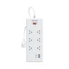 Honeywell 6 Outlet Surge Protector with 2 Type C & 2 USB